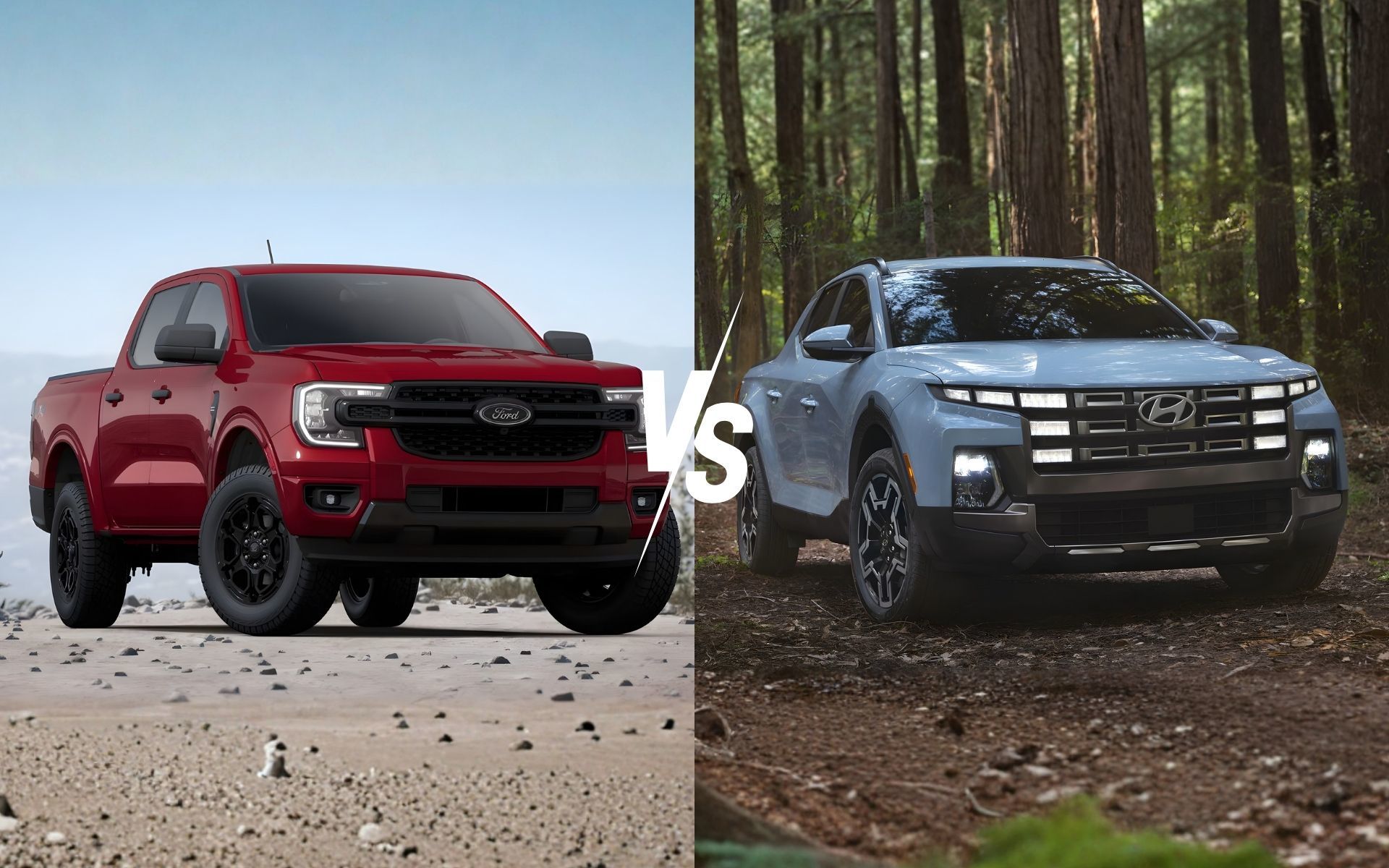 Ford Ranger vs Hyundai Santa Cruz - Detailed Look at Two Trucks!