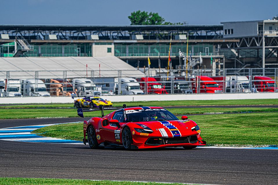 Dilawri Rossocorsa Racing Shines at Indianapolis: Double Podiums and Class Victory in Ferrari Challenge North America Round 4