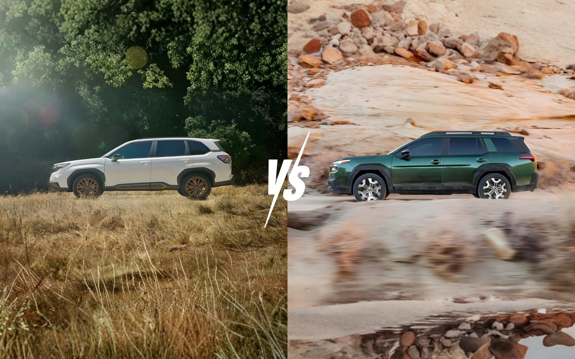 Comparatif Subaru Forester 2026 vs Outback 2026