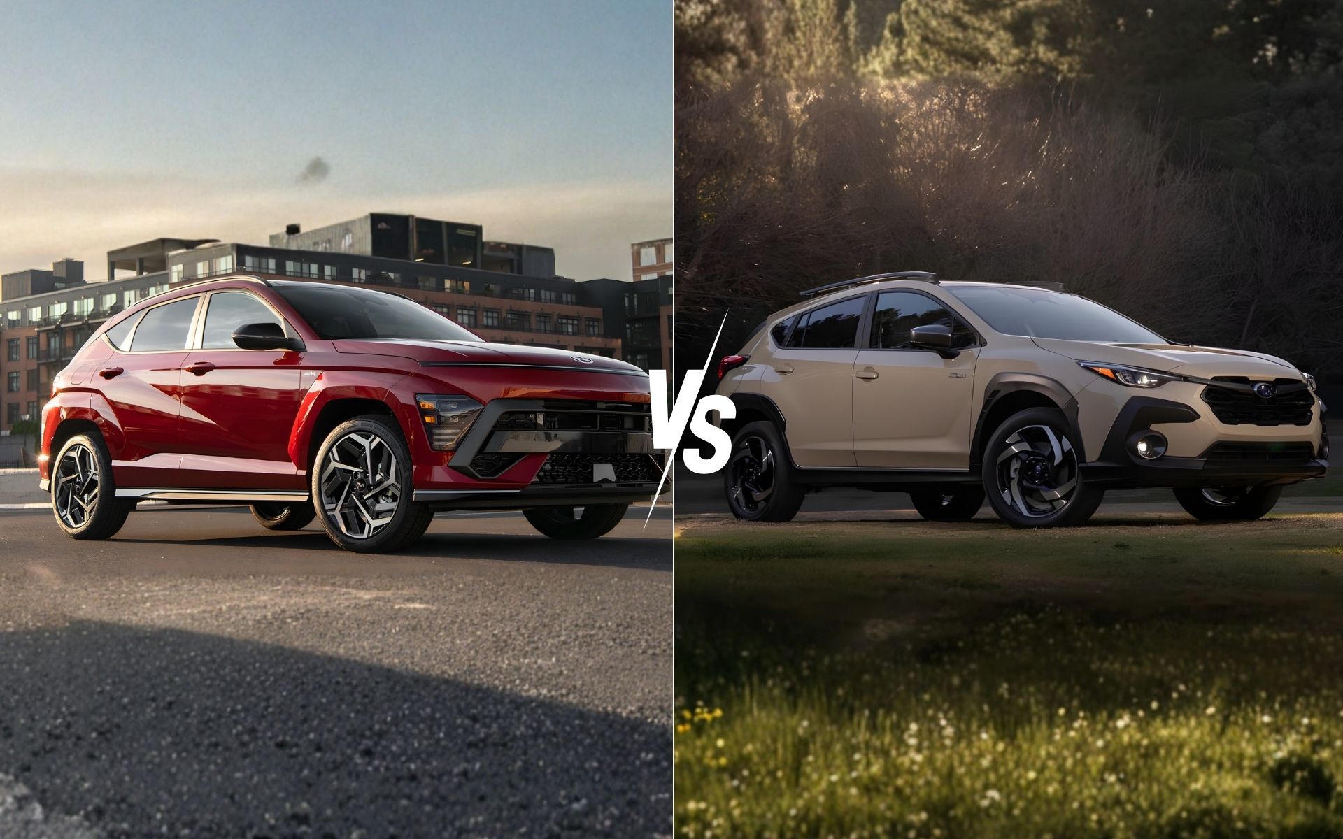 2026 Hyundai Kona vs. 2026 Subaru Crosstrek