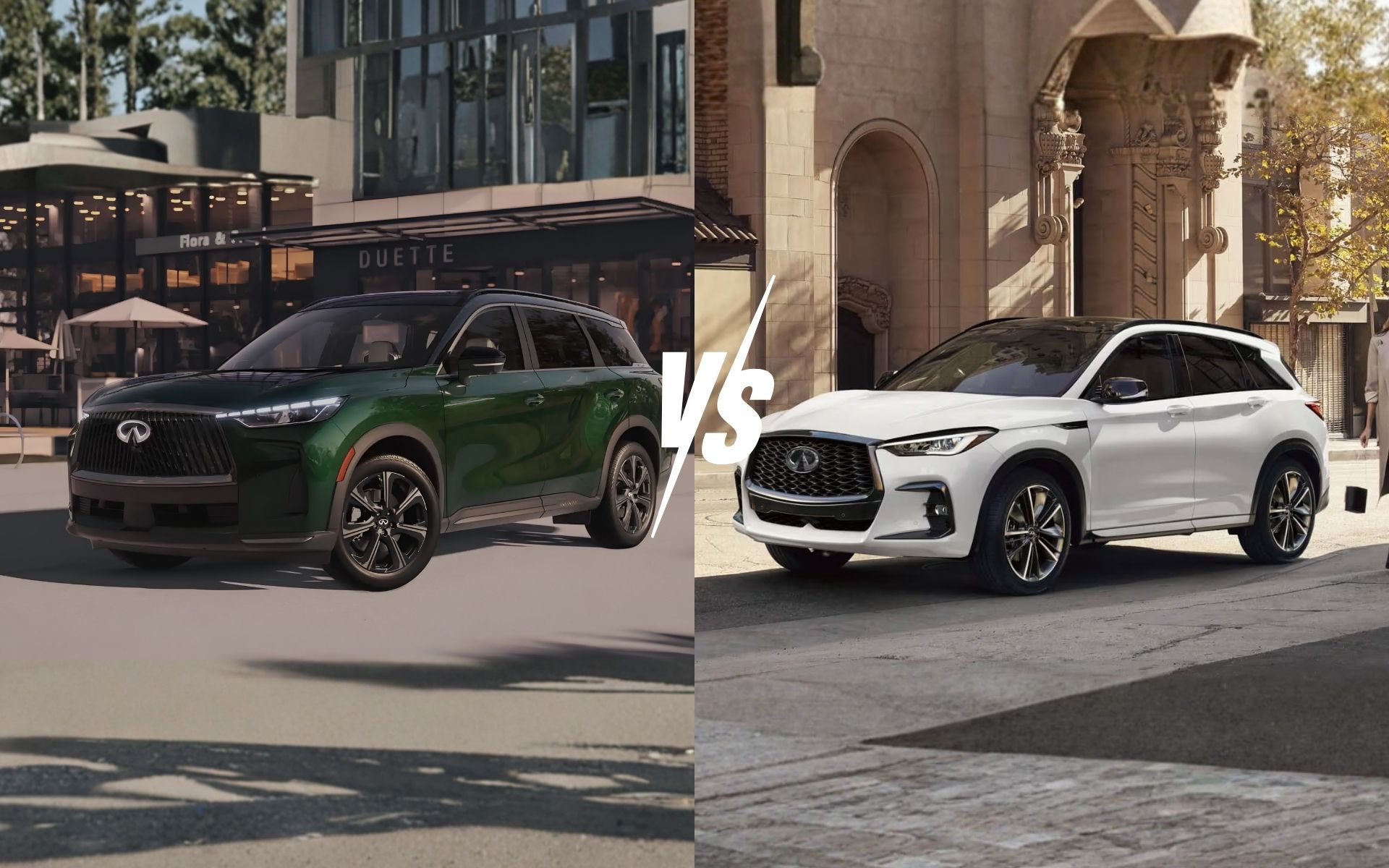 2026 INFINITI QX60 vs 2025 INFINITI QX50: Space, Comfort, and Premium Features