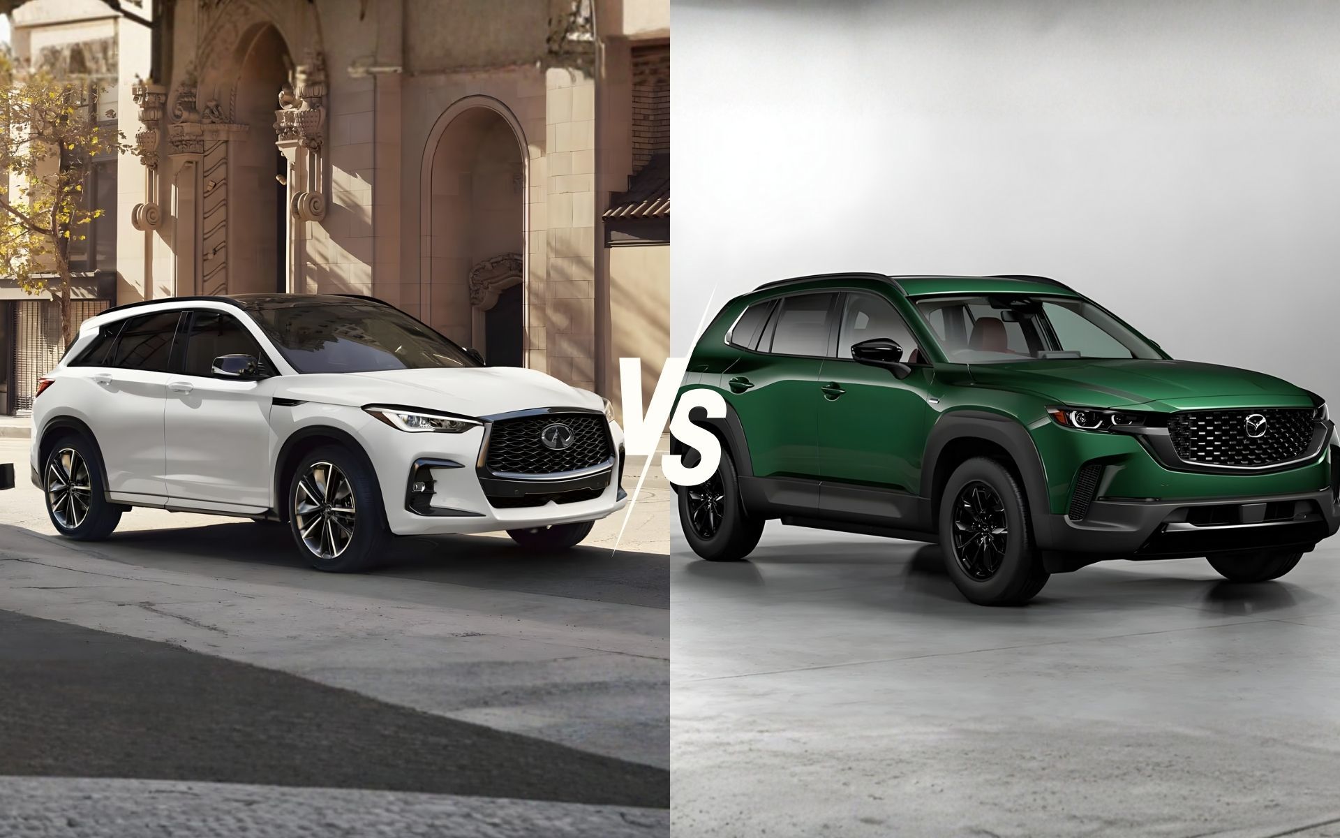 Two Paths, One Segment: Comparing the 2025 INFINITI QX50 and 2026 Mazda CX-50