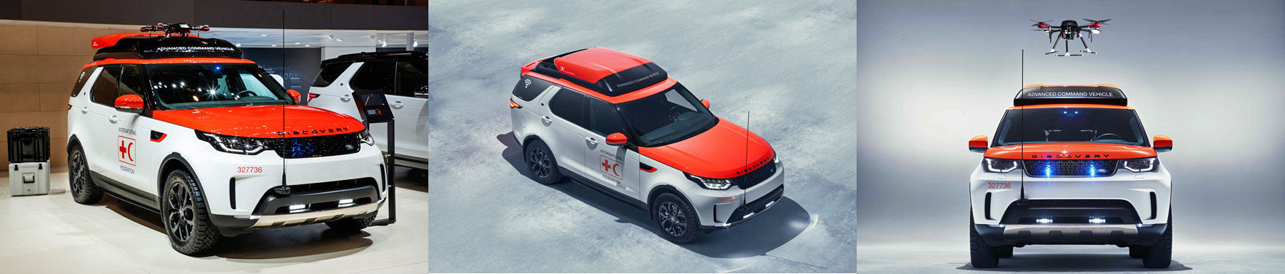 Land Rover Discovery Project Hero Created to Assist Red Cross in Saving Lives