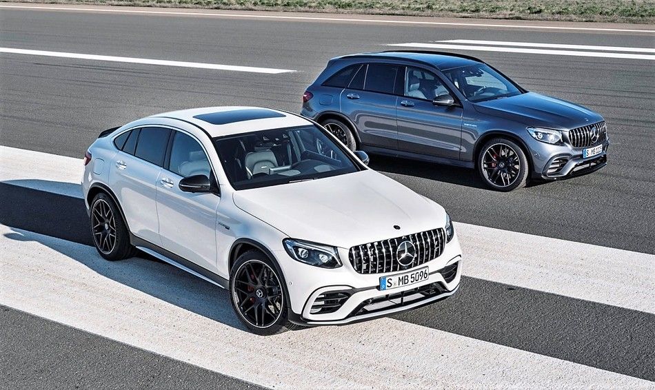 2018 AMG GLC 63 S 4MATIC+ SUV and Coupe arriving soon.
