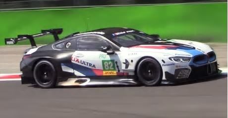 BMW M8 GTE Race Car Sounds Really Strange