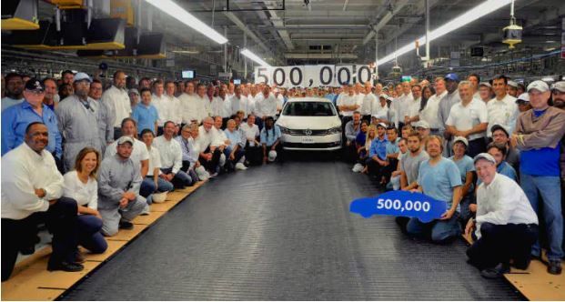 VW Builds 500,000th Passat In Chattanooga