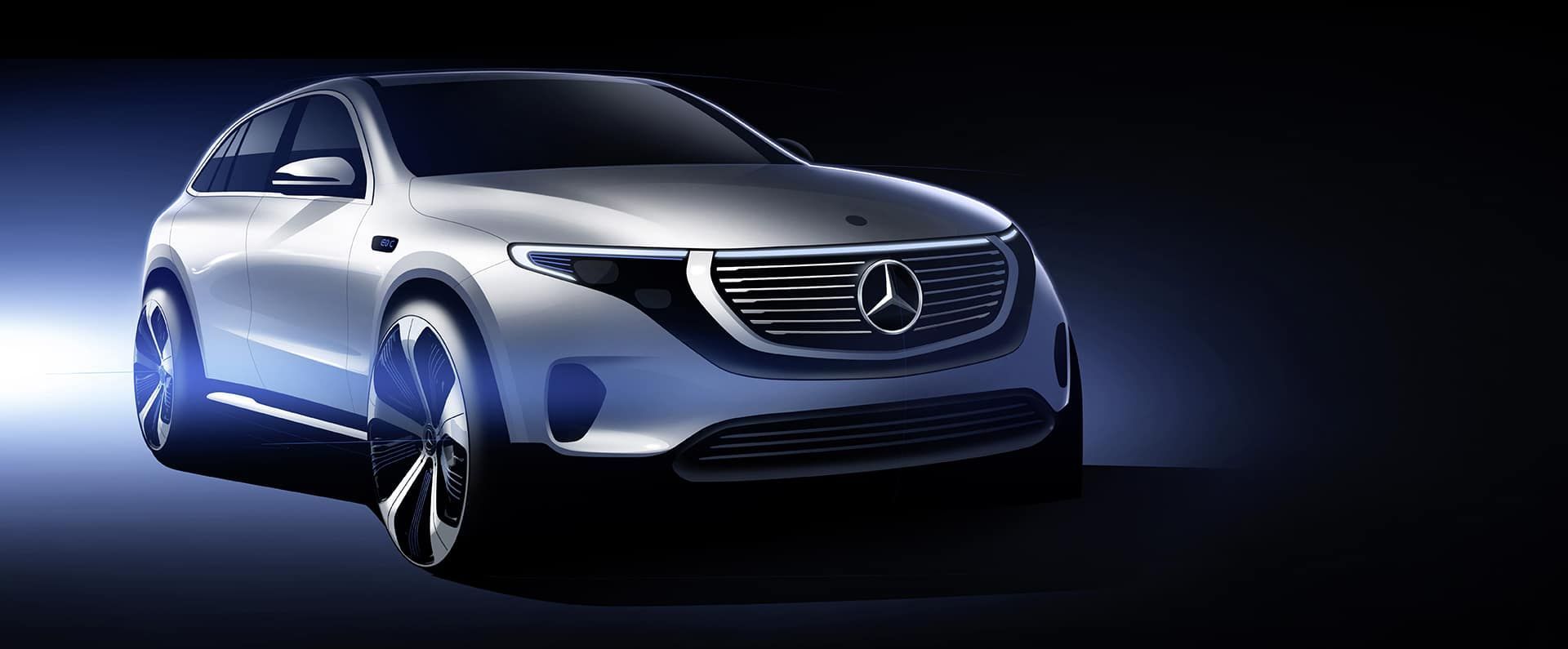 The new Mercedes-Benz EQC.