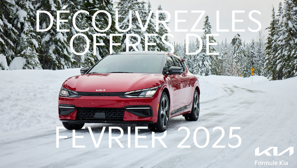 Voyez les offres exceptionnelles de février chez Formule Kia