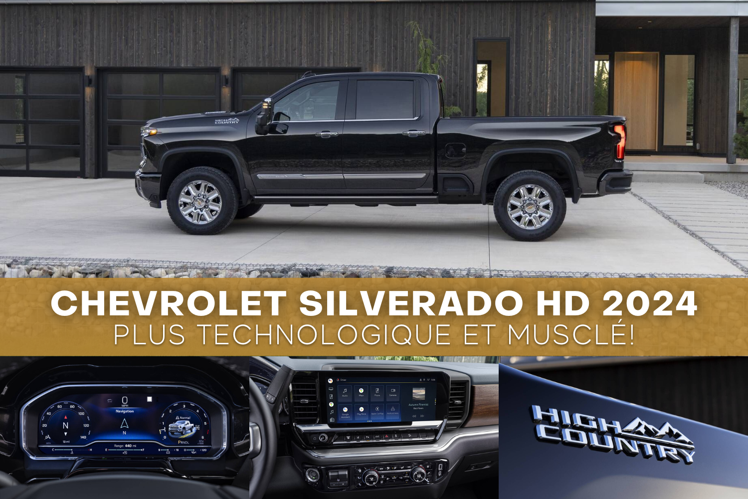 Le nouveau Chevrolet Silverado HD 2024 : plus de technologies et plus musclé