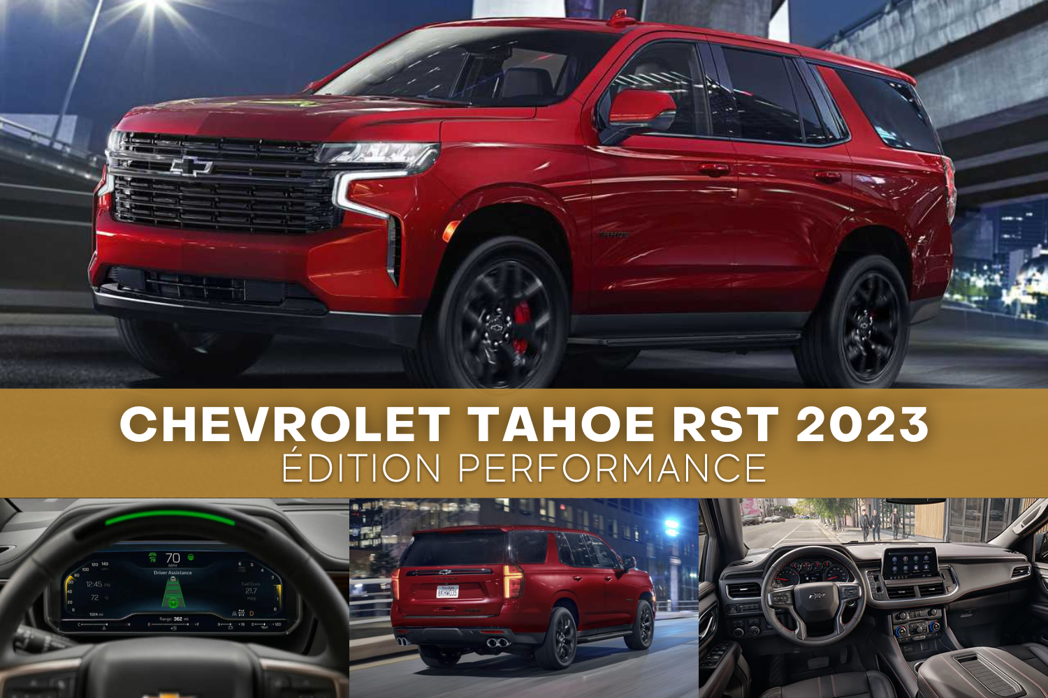 Chevrolet présente le nouveau Tahoe RST 2023