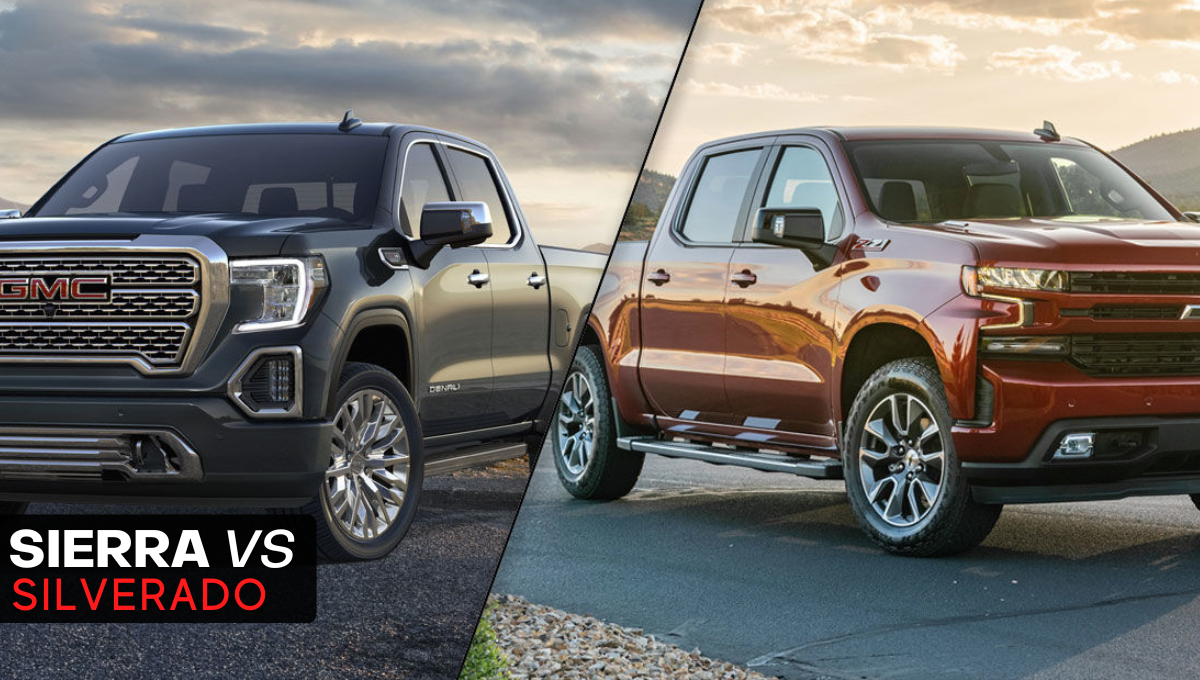 Comparaison: GMC Sierra VS Chevrolet Silverado