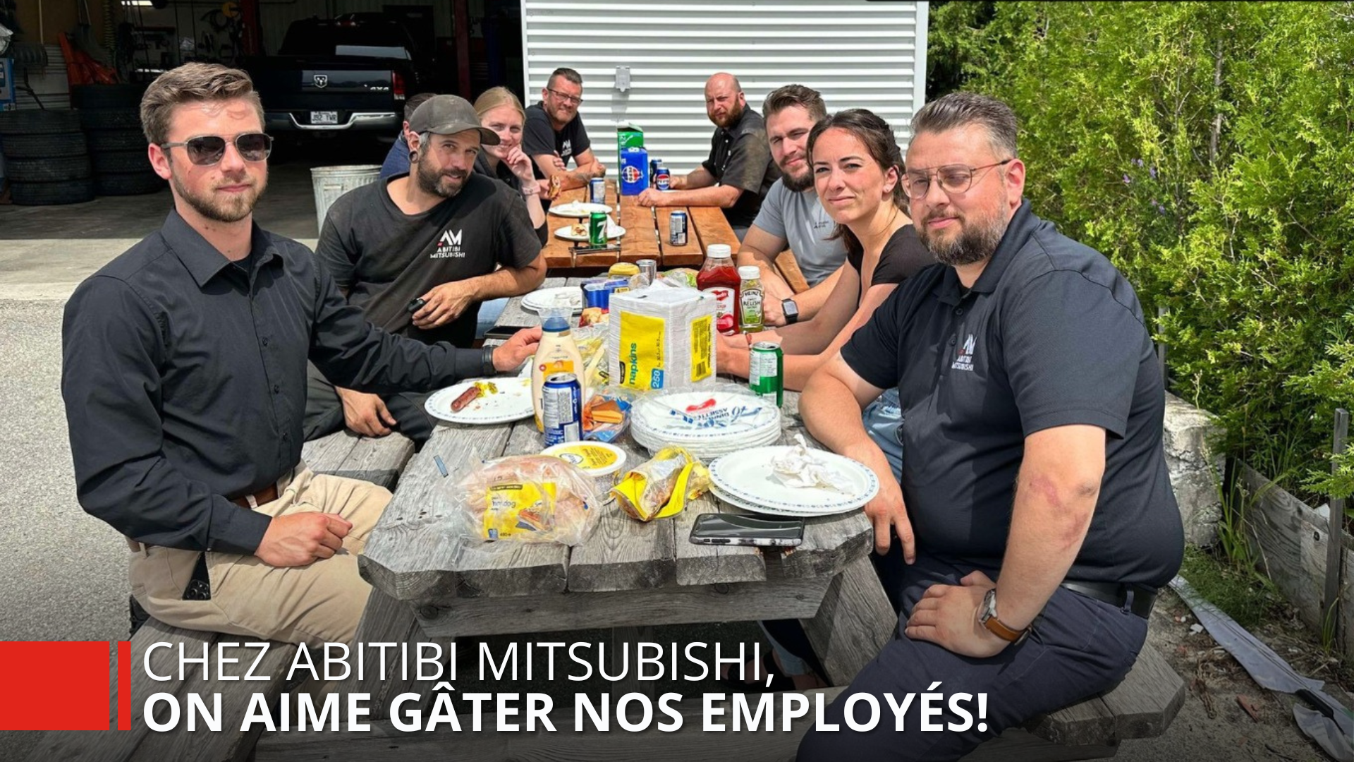 Chez Abitibi Mitsubishi, on aime gâter nos employés!