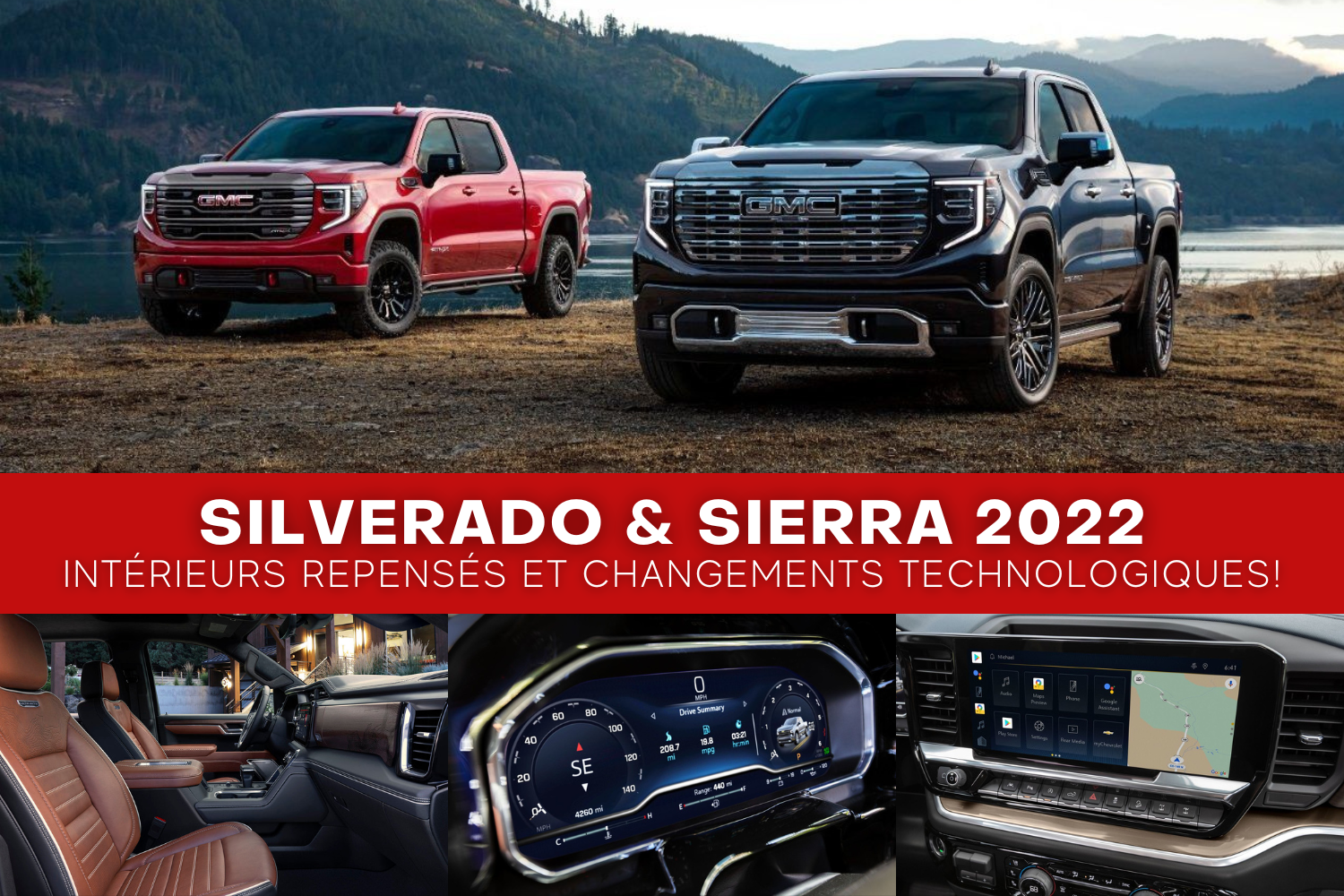 SURVEILLEZ L'ARRIVÉE DES NOUVEAUX CHEVROLET SILVERADO ET GMC SIERRA 2022