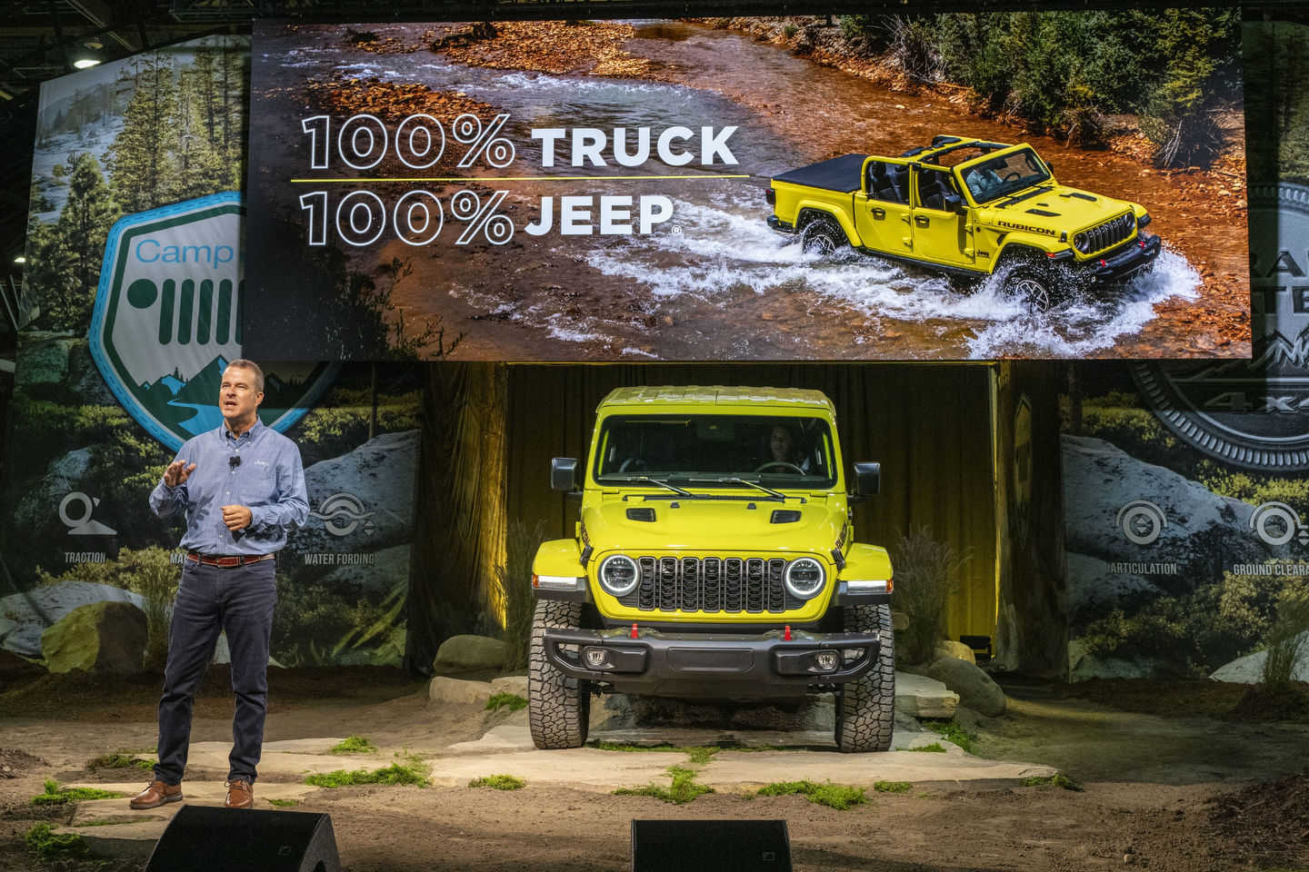 Le Jeep Gladiator 2024 Dévoilé Au Salon De L Auto De Détroit Révolutionner Les Camionnettes De