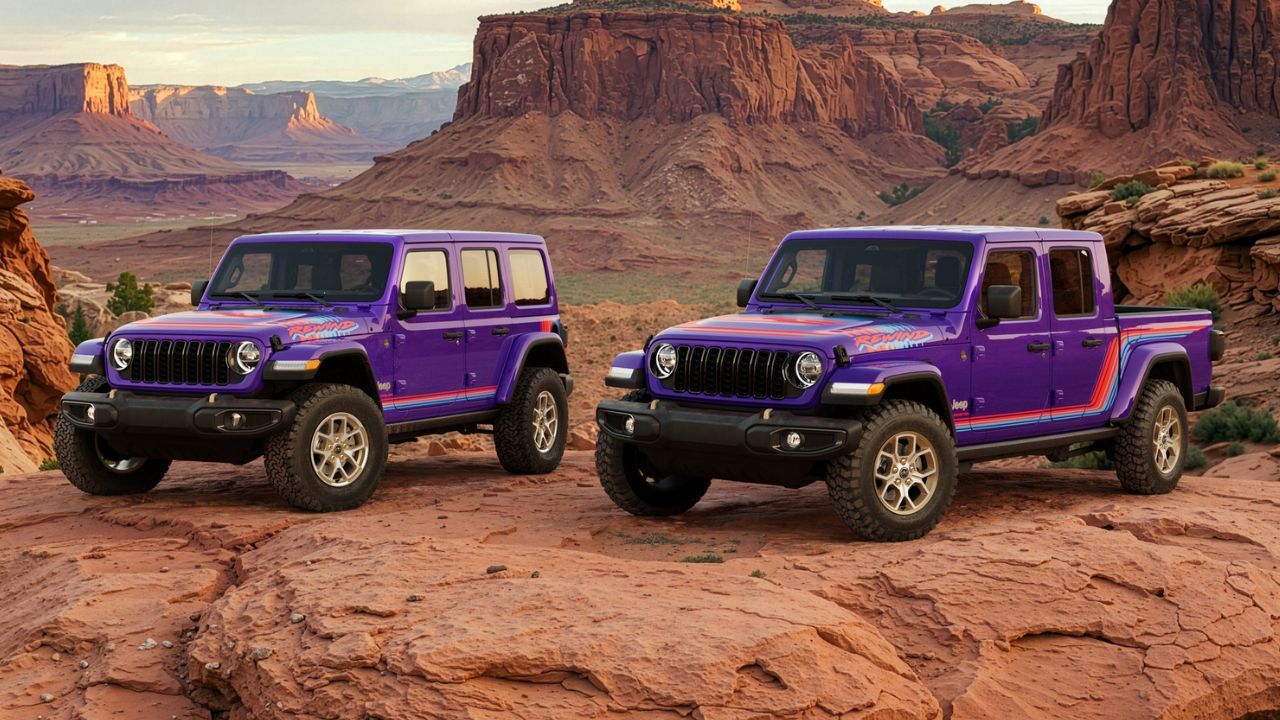 Revivez les années 90 avec les versions Rewind des Jeep Wrangler et Gladiator