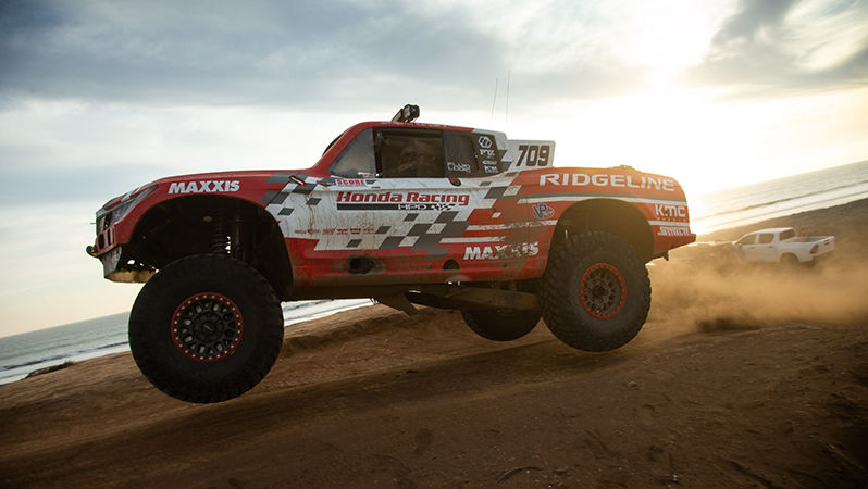 Honda Ridgeline Off-Road Race Truck Wins Baja 1000