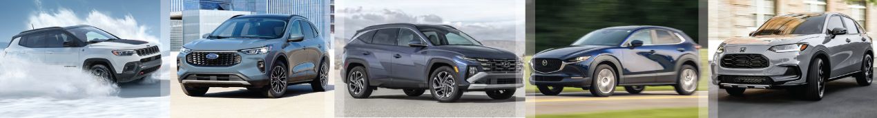 Jeep Compass VS Ford Escape,Hyundai Tucson, Mazda Mx30 and Honda HRV