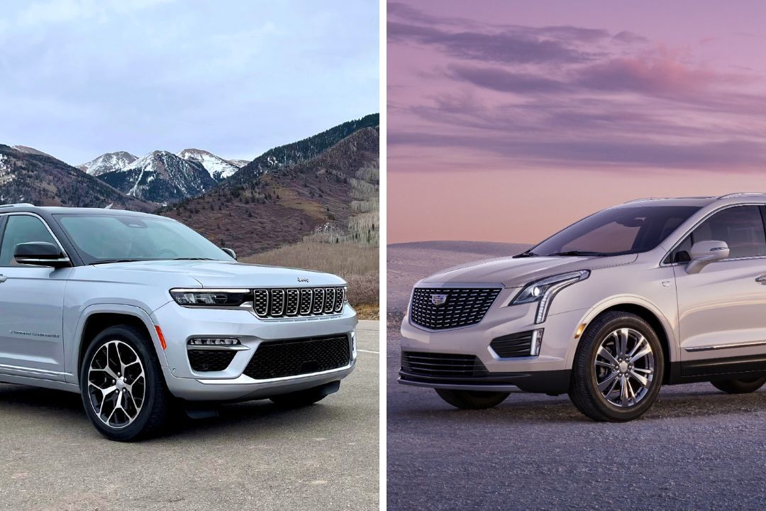 2023 Jeep Grand Cherokee vs Cadillac XT5: comparing both midsize SUVs!