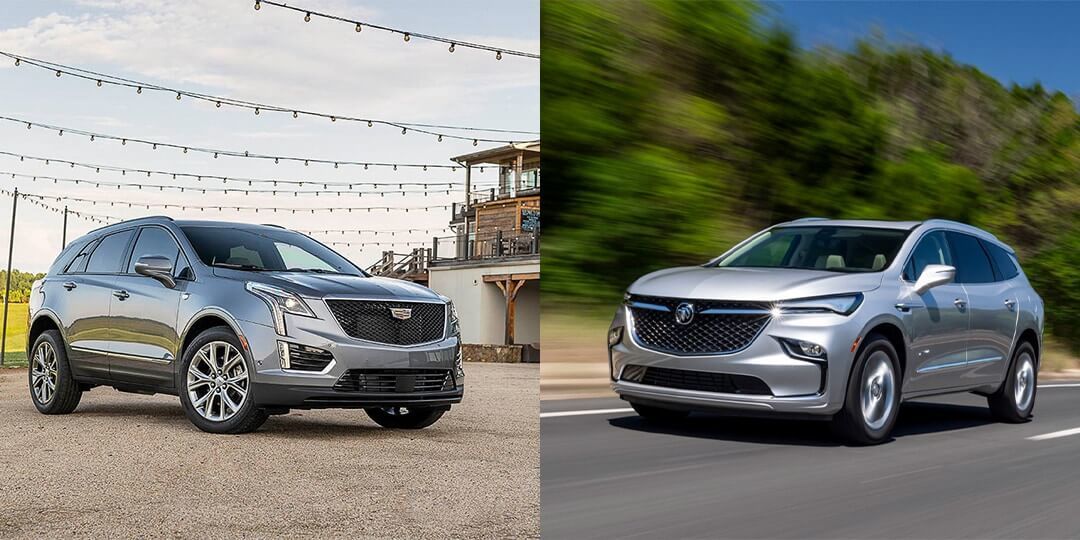 2022 Buick Enclave vs 2022 Cadillac XT5: What are the differences?