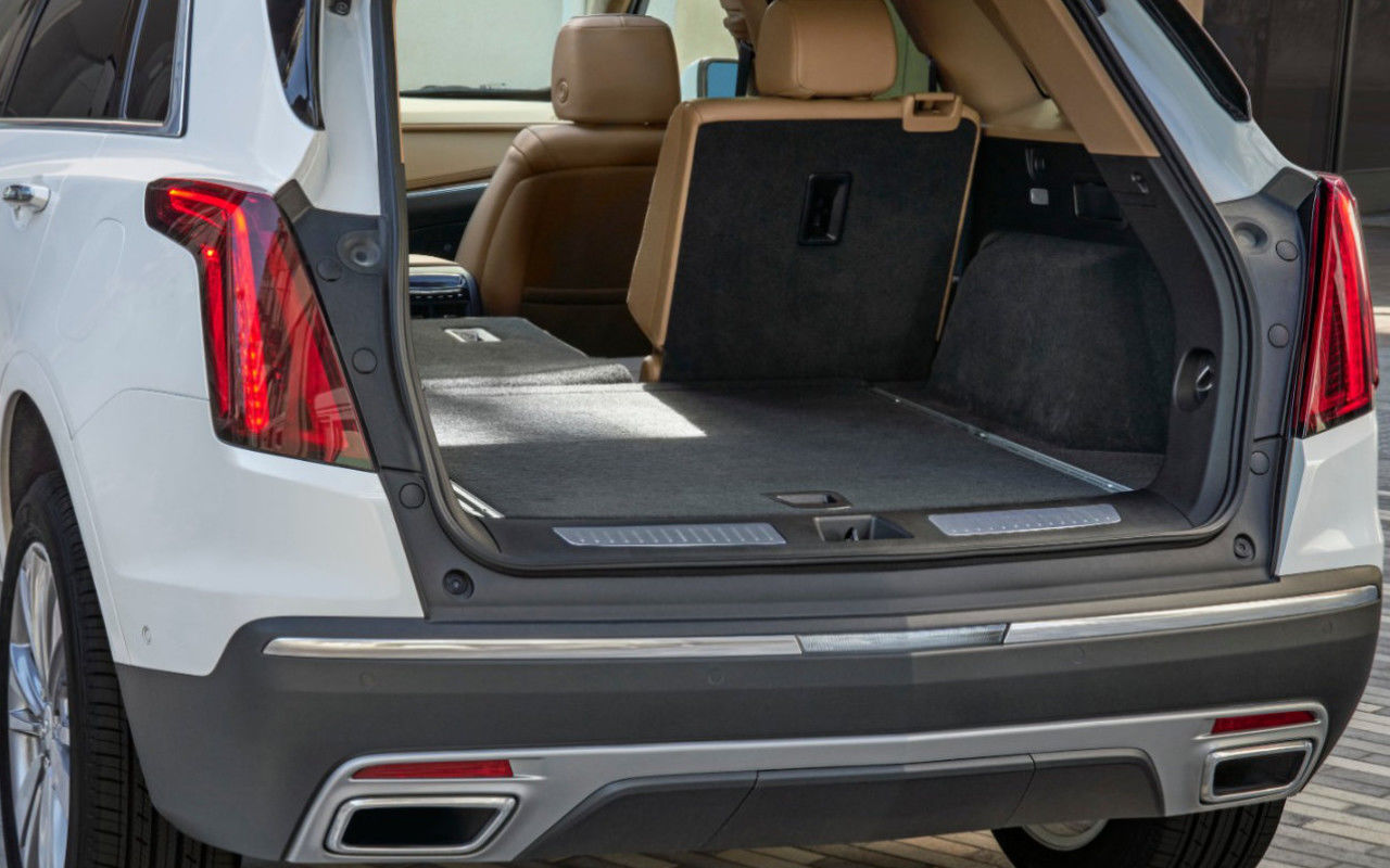 cargo space view of a 2024 Cadillac XT5
