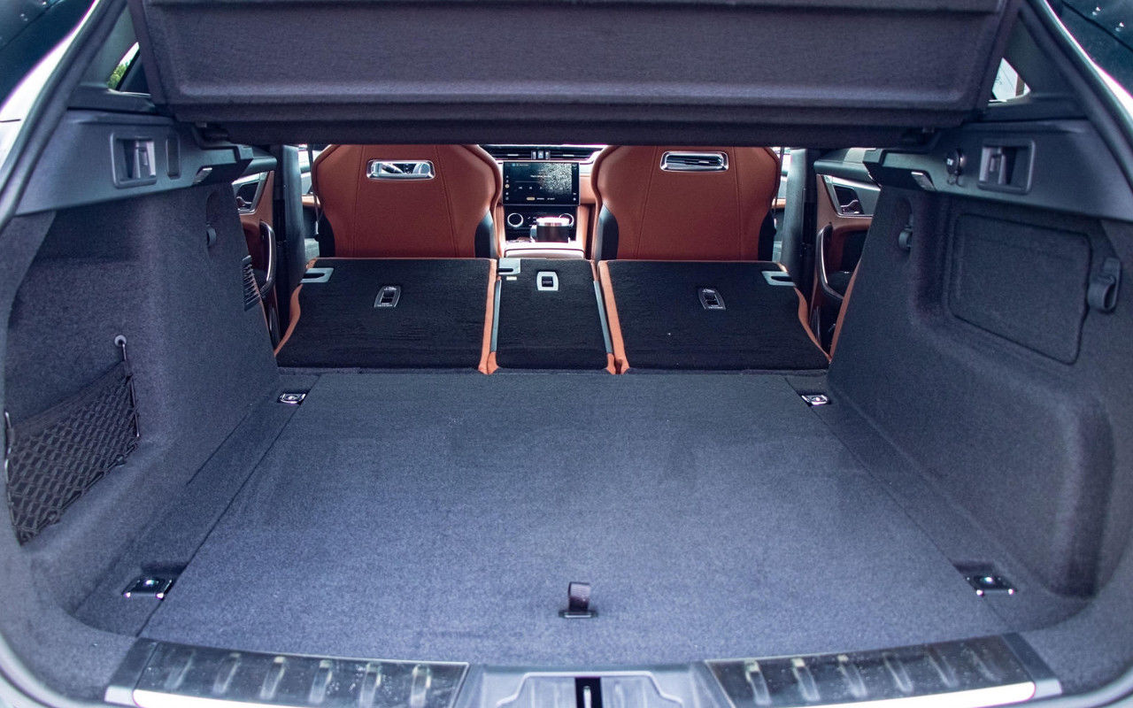 cargo space view of a 2024 Jaguar F-Pace