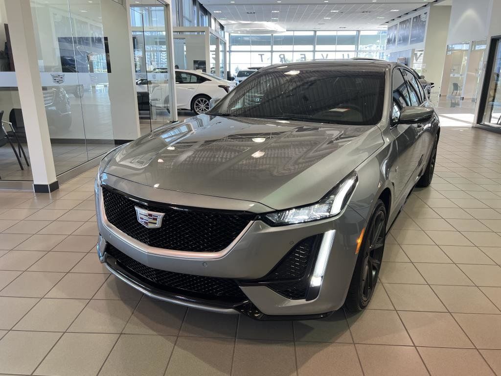 Front view of a used Cadillac CT5.