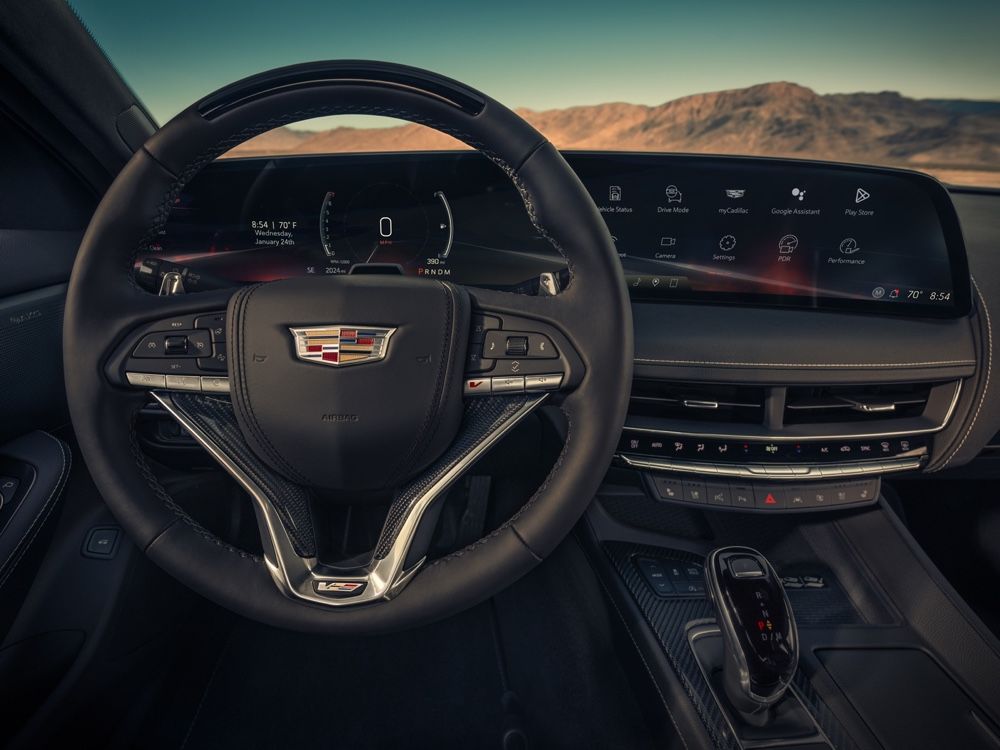 Behind the wheel of the 2025 Cadillac CT5-V.