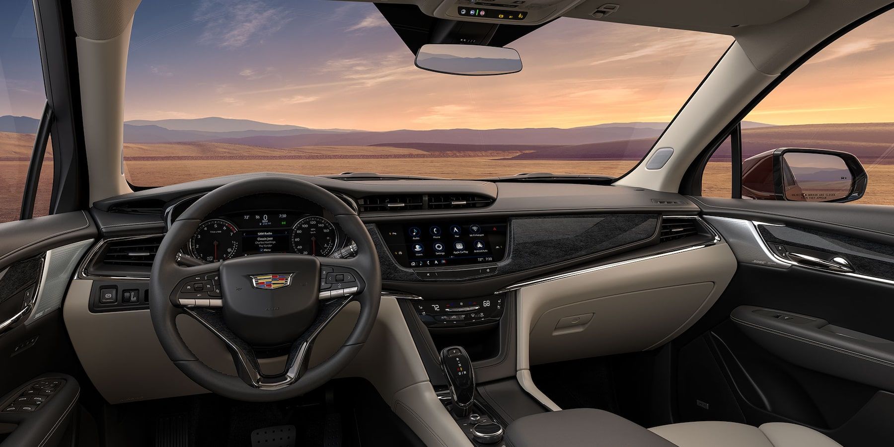 2025 Cadillac XT6 dashboard including its upgraded technologies.