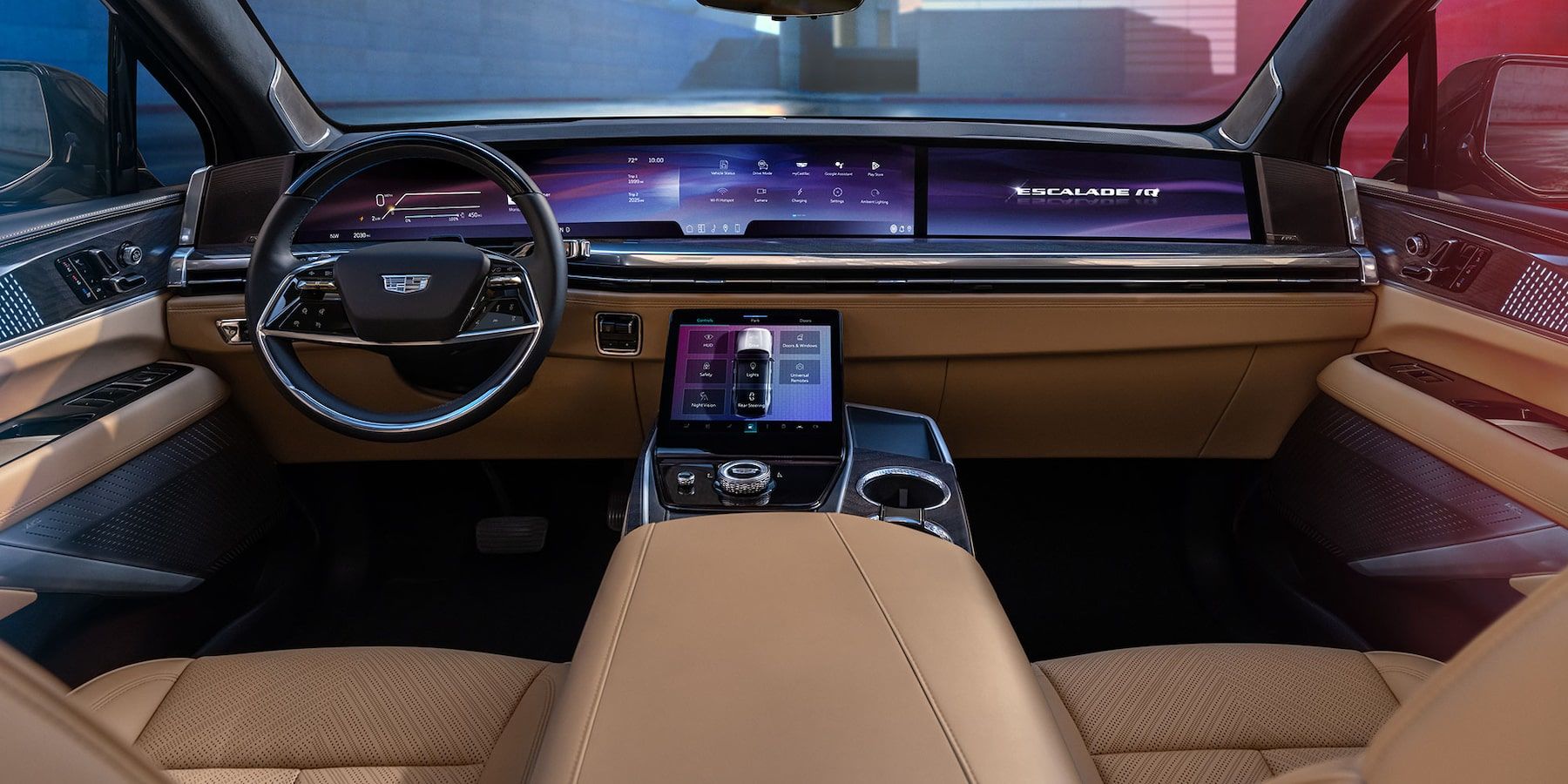 Inside the 2025 Cadillac Escalade IQ.