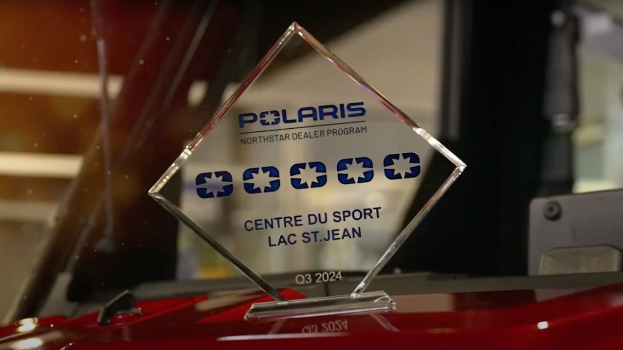 Le Centre du Sport Lac-Saint-Jean reconnu concessionnaire 5 étoiles Northstar de Polaris