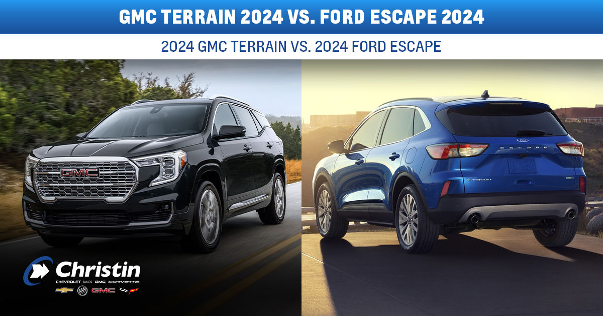 2024 GMC Terrain vs. 2024 Ford Escape: Which SUV is right for you?