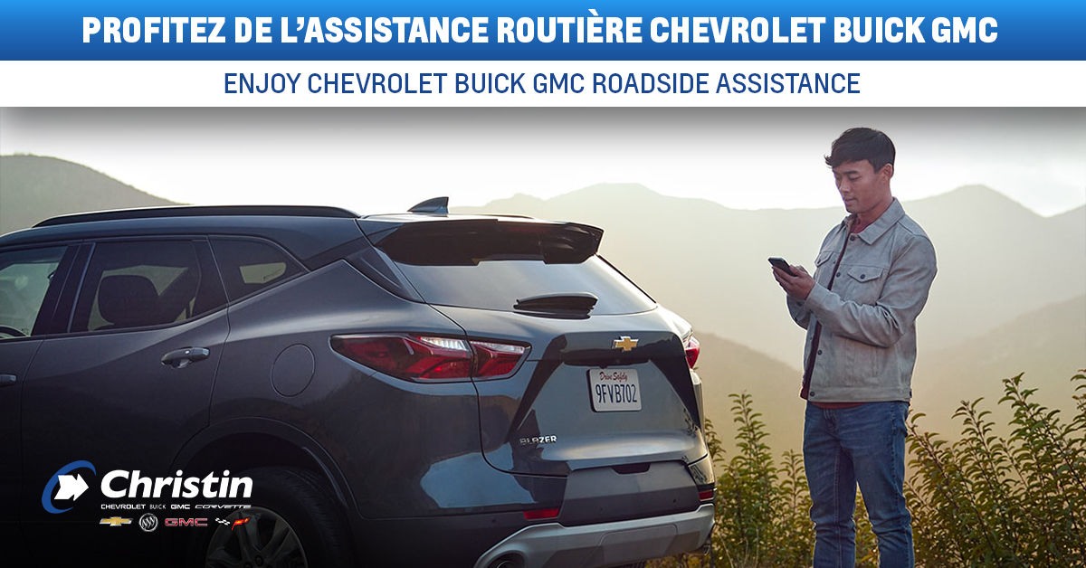 Enjoy Chevrolet Buick GMC roadside assistance with Christin Automobile