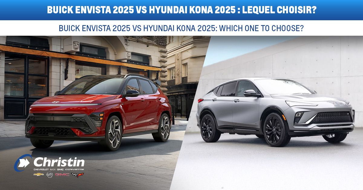2025 Buick Envista vs 2025 Hyundai Kona: Which is the better choice for Montreal?
