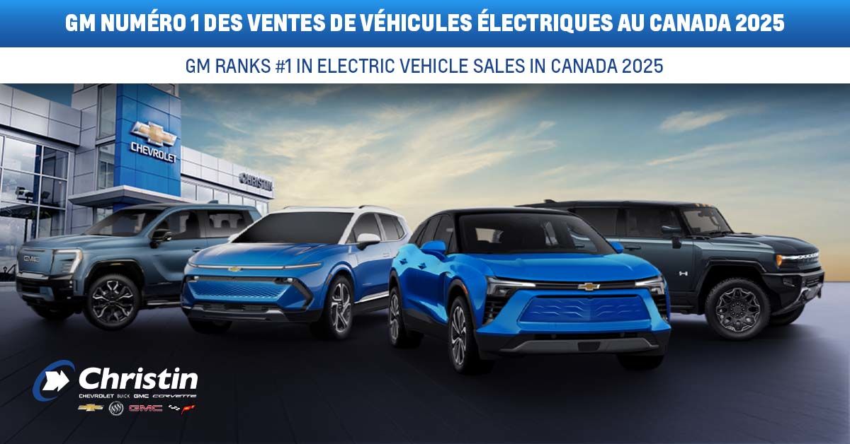 GM ranks #1 in electric vehicle sales in Canada 2025
