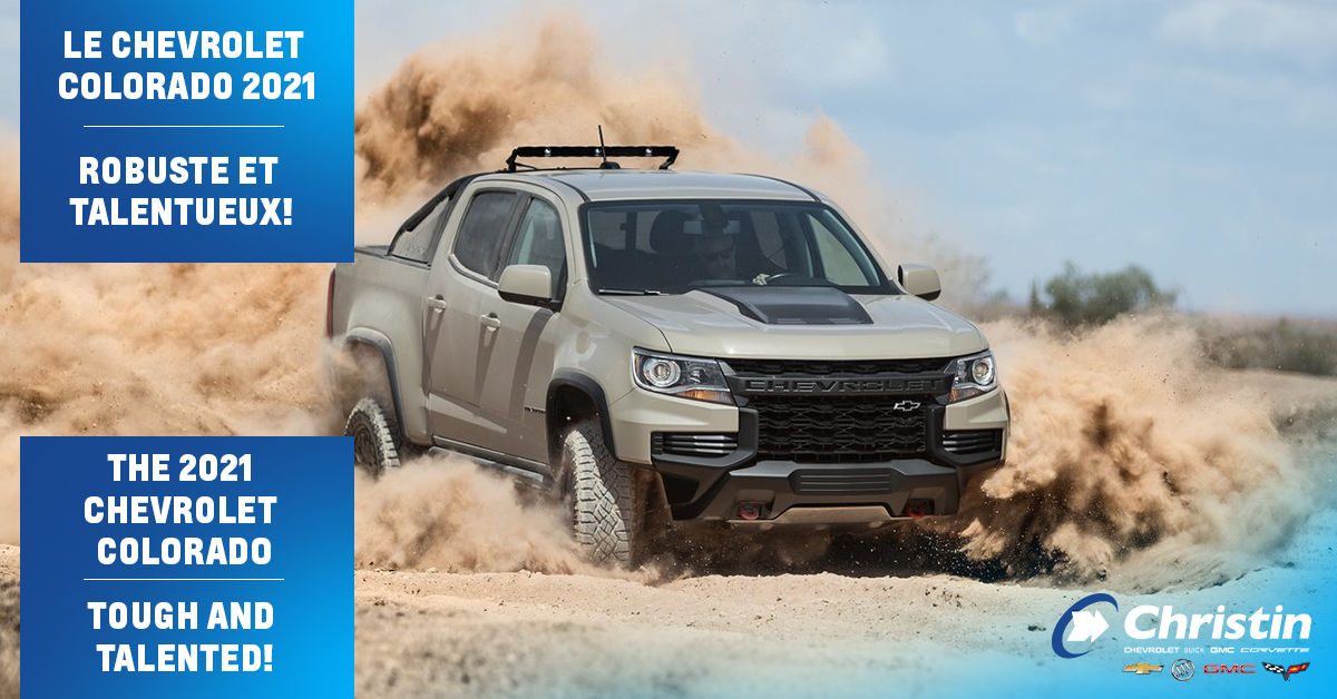 The 2021 Chevrolet Colorado Truck: Tough and Talented!