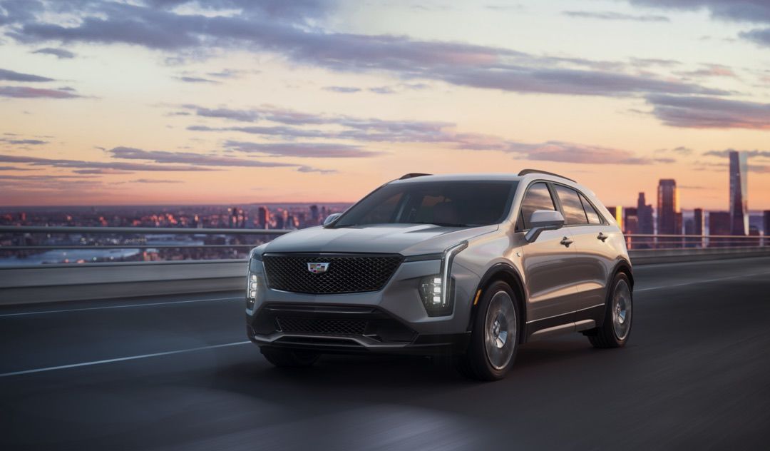 front side view of a 2024 Cadillac XT4