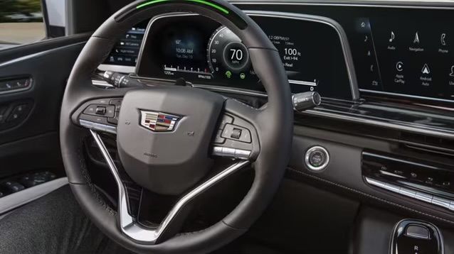 Cadillac Optiq driving assistance demonstration.