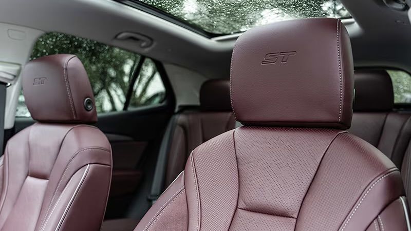 Close-up view of the seats in the Buick Envision 2025.