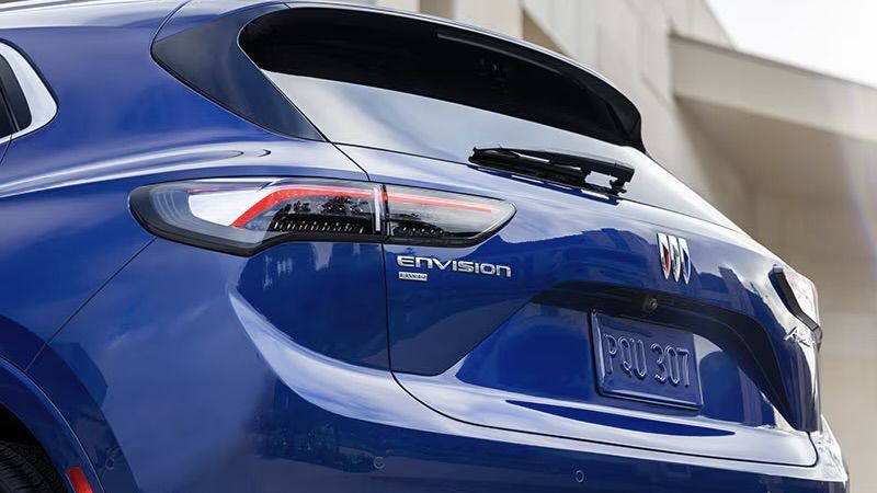 Close-up view of the rear of the Buick Envision 2025.