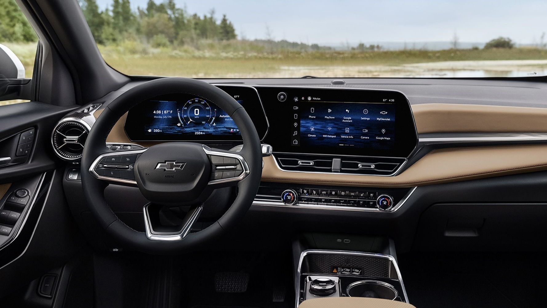 Large view of the 2025 Chevrolet Equinox dashboard.