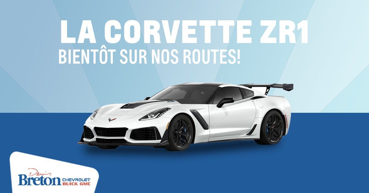 La supervoiture Corvette ZR1 bientôt sur les routes!