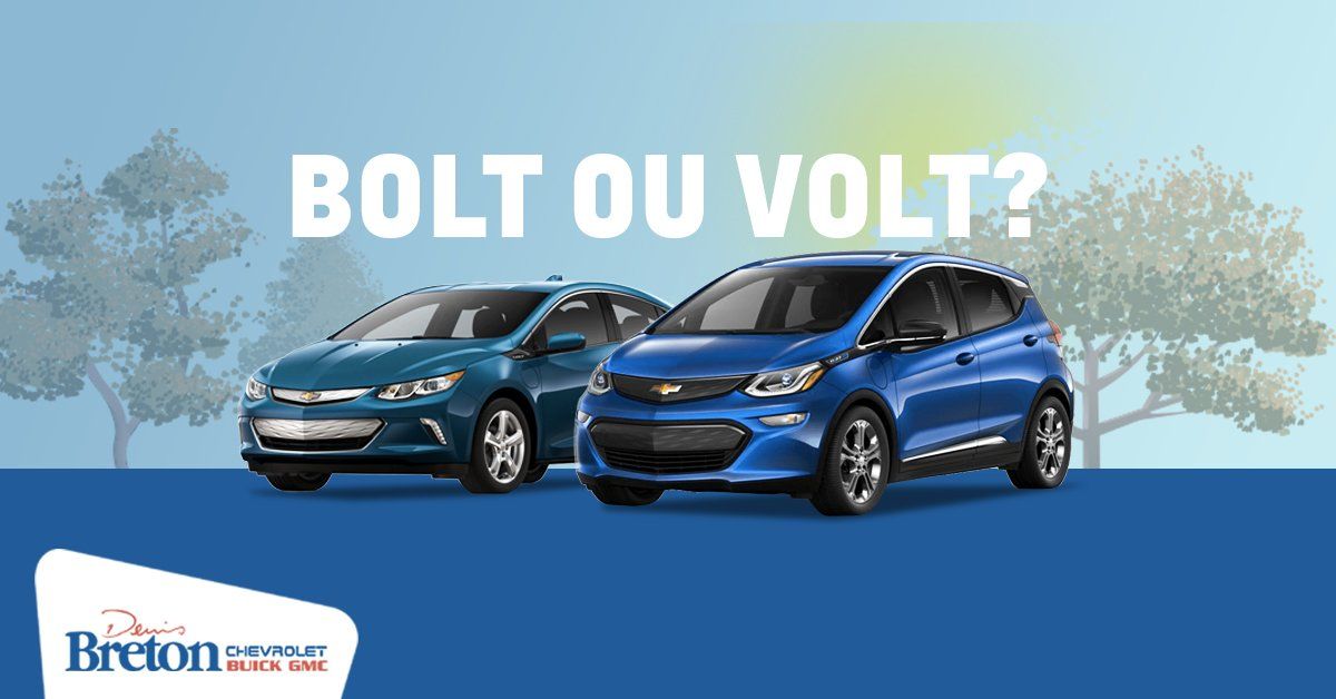 La Chevrolet Volt ou la Chevrolet Bolt? L'aventure de la mobilité électrique chez St-Eustache Chevrolet