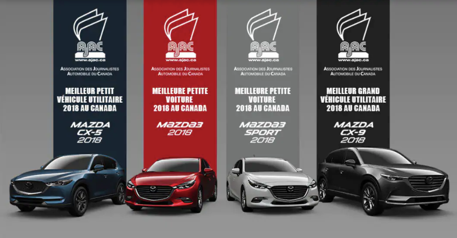 La passion pour la qualité et la rigueur triomphent : Mazda remporte trois grands prix de l’AJAC