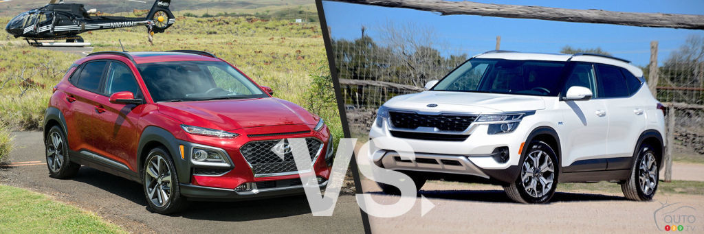 Comparaison Kia Seltos 2021 Vs Hyundai Kona 2020 Dubé Kia à Rivière