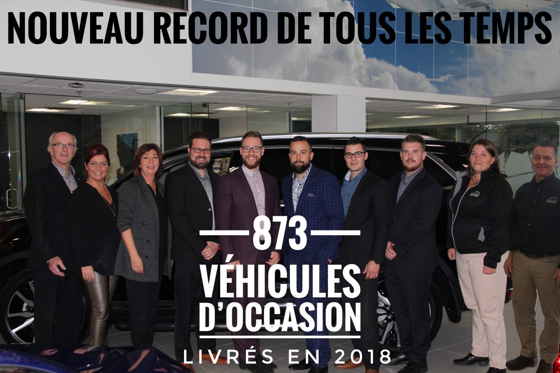 Record de ventes véhicules d'occasion pour 2018 !