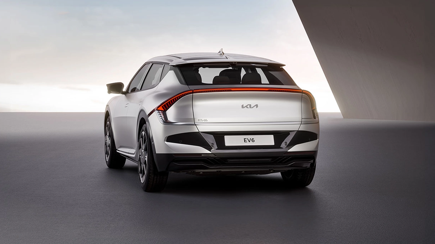 Three-quarter front-side view of the 2026 Kia Niro parked in a showroom