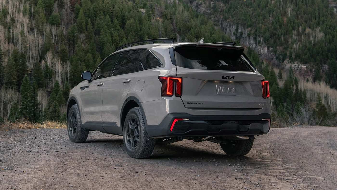 Vue arri&egrave;re du Kia Sorento 2026