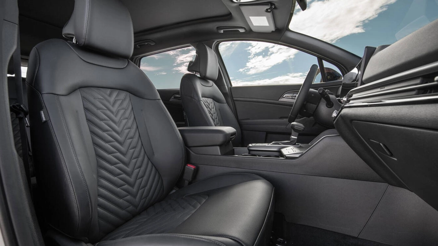 View of the interior of the 2026 Kia Sportage
