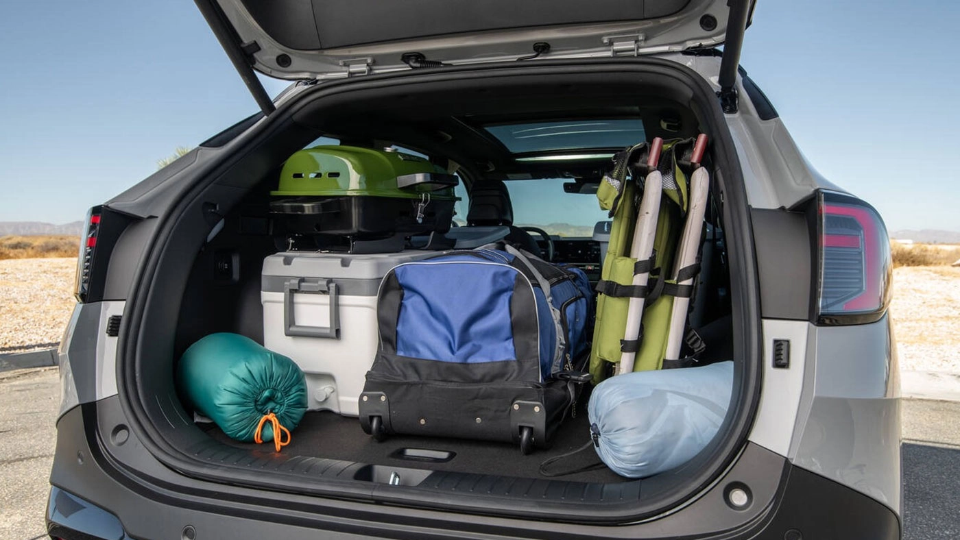 View of the cargo area of the Kia Sportage
