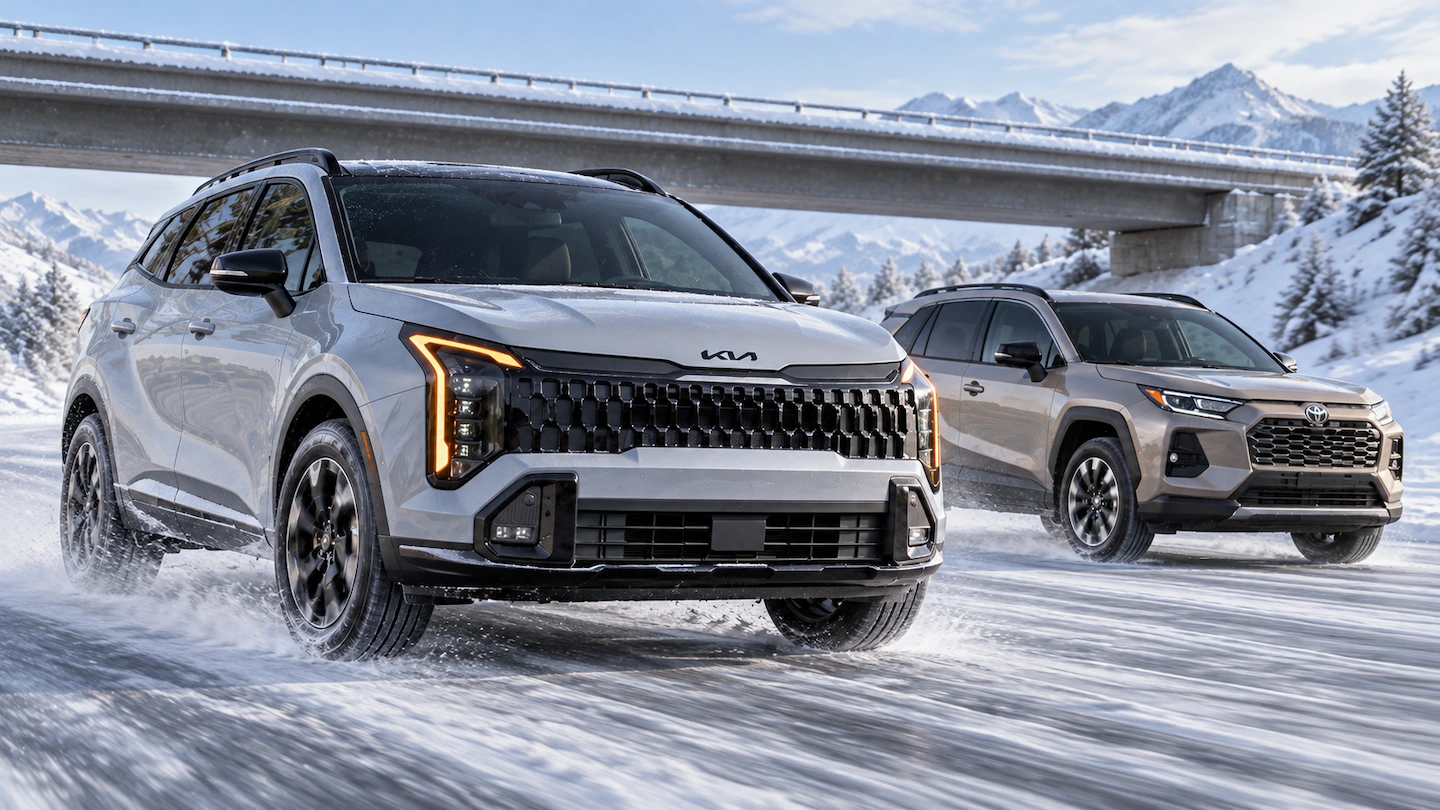 Kia Sportage vs Toyota RAV4 2026 : prix, espace, AWD et consommation